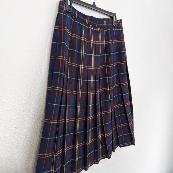 Windsor Vintage 100% Wool Plaid Kilt - Picture 10 of 12